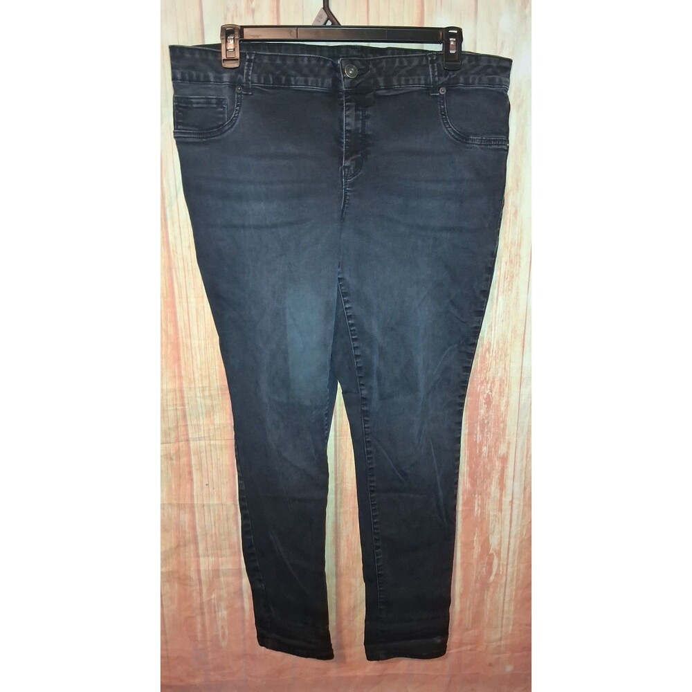 Maurices Black Skinny Jeggings Sz 20 Reg